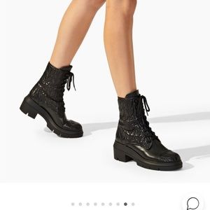 Nisha quilted leather boot stuart weitzman